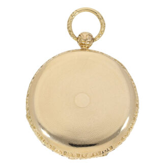 English 18k gold Lepine open faced pocket watch Circa 1850