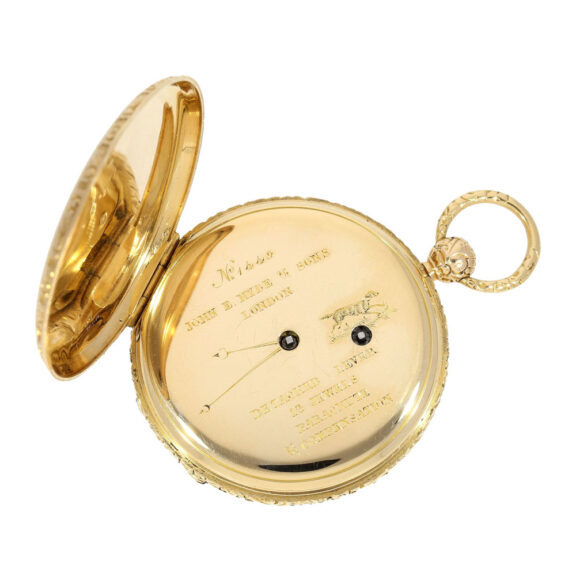 English 18k gold Lepine open faced pocket watch Circa 1850 English 18k gold Lepine open faced pocket watch Circa 1850