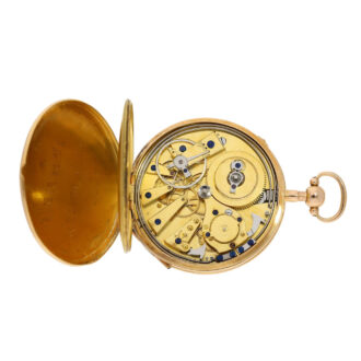 French 18k gold quarter repeating pocket watch Circa 1815