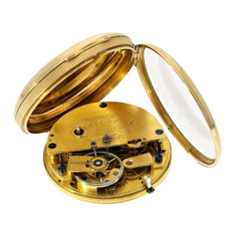 English gold open faced with Massey escapement Circa 1824