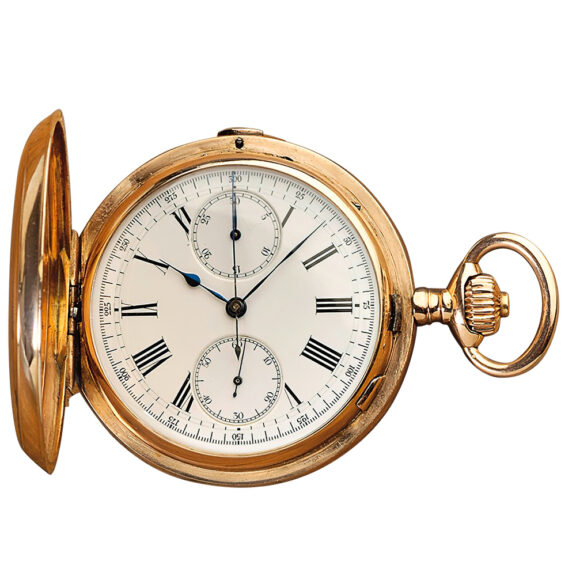 Russian representative chronograph pocket watch Circa 1890