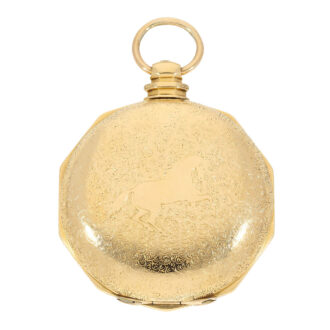 Extremely heavy English gold hunting cased watch Circa 1820