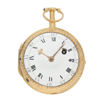 French gold verge quarter repeating watch Circa 1750