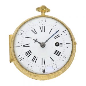 French gilt Oignon watch with 