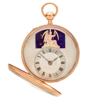 French gold automaton quarter repeating watch Circa 1820