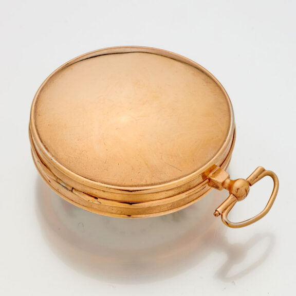 Swiss gilt watch with regulator dial and calendar Circa 1800 Swiss gilt watch with regulator dial and calendar Circa 1800