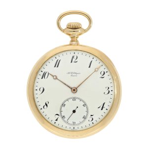 Swiss 18k gold watch for the American market Circa 1912