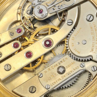 Swiss 18k gold watch for the American market Circa 1912 Swiss 18k gold watch for the American market Circa 1912