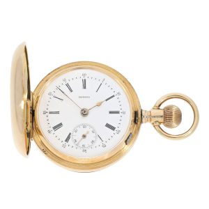 Swiss 14k gold lady's watch for the Russian market Circa 1895