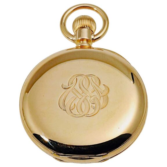 Swiss gold pocket watch in practically new condition Circa 1880 Swiss gold pocket watch in practically new condition Circa 1880