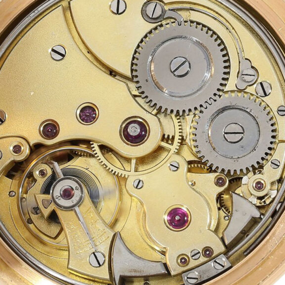 Austrian gold quarter repeating pocket watch Circa 1900 Austrian gold quarter repeating pocket watch Circa 1900