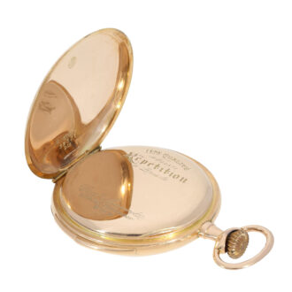 Austrian gold quarter repeating pocket watch Circa 1900