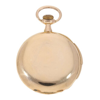 Austrian gold quarter repeating pocket watch Circa 1900