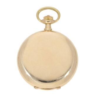 German gold Glashütte hunting cased pocket watch Circa 1920