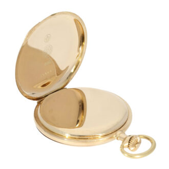 German gold Glashütte hunting cased pocket watch Circa 1920