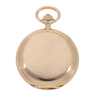 Large German gold Glashütte hunting cased watch Circa 1900