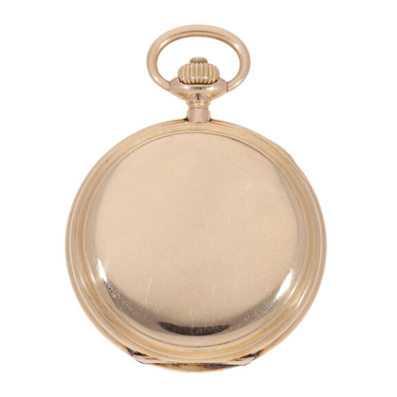 Large German gold Glashütte hunting cased watch Circa 1900 Large German gold Glashütte hunting cased watch Circa 1900