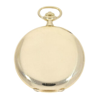 German 14k gold watch with engine turned dial Circa 1935