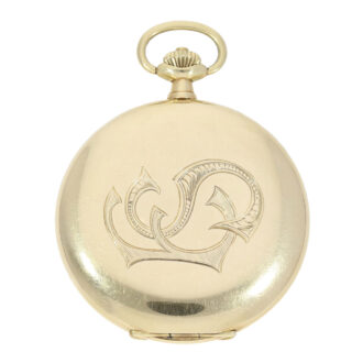 Fine German hunting cased watch in original box Circa 1938