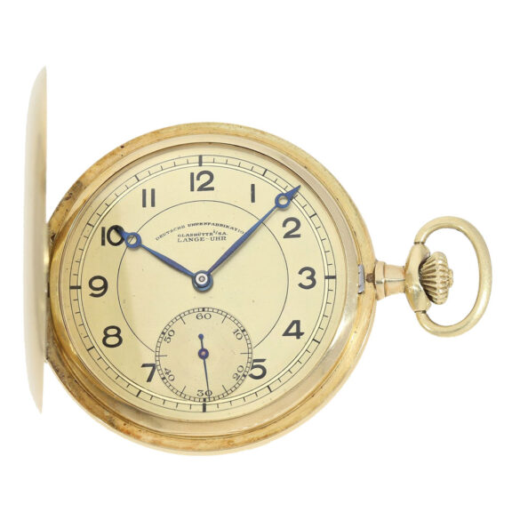 Fine German hunting cased watch in original box Circa 1938