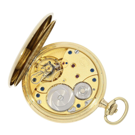 Fine German hunting cased watch in original box Circa 1938 Fine German hunting cased watch in original box Circa 1938