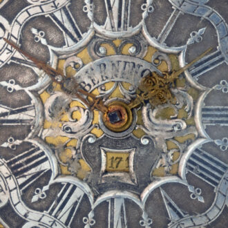 A Dutch verge watch with date and champleve dial Circa 1750