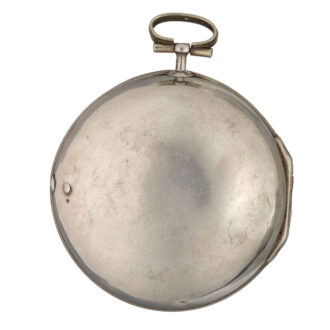 A Dutch verge watch with date and champleve dial Circa 1750