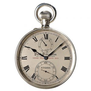 Swiss deck watch with 52h power reserve indicator Circa 1924