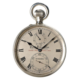 Swiss deck watch with 52h power reserve indicator Circa 1924
