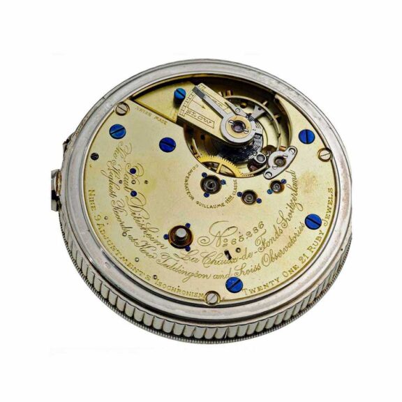Swiss deck watch with 52h power reserve indicator Circa 1924 Swiss deck watch with 52h power reserve indicator Circa 1924