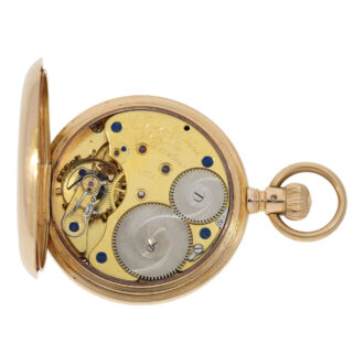 German pink gold lever watch with original papers Circa 1904