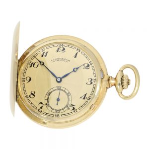 German 14k gold lever watch with original box Circa 1938