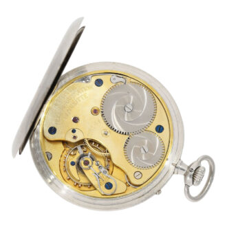 Rare German platinum watch with platinum chain Circa 1932