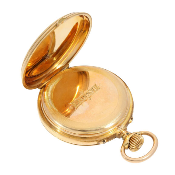 Rare German 18k gold watch with triple calendar Circa 1885 Rare German 18k gold watch with triple calendar Circa 1885