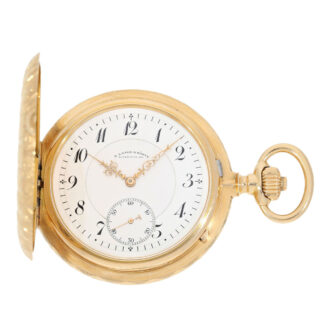German pink gold splendour hunting cased watch Circa 1908