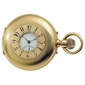 Swiss historically interesting double dialed watch Circa 1920