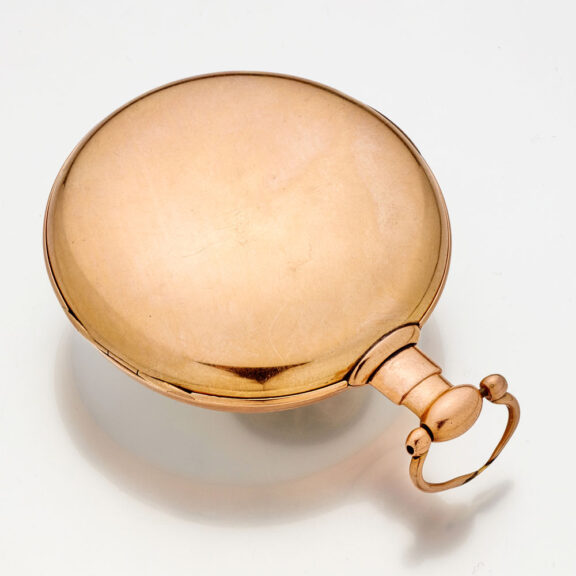 Rare 14K gold verge pocket watch with visible balance Circa 1810 Rare 14K gold verge pocket watch with visible balance Circa 1810