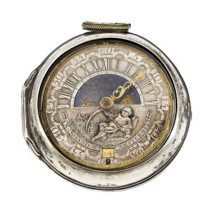Dutch silver single-handed open faced verge watch Circa 1725