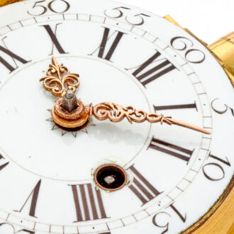 French 20 carat gold quarter repeating verge watch Circa 1735