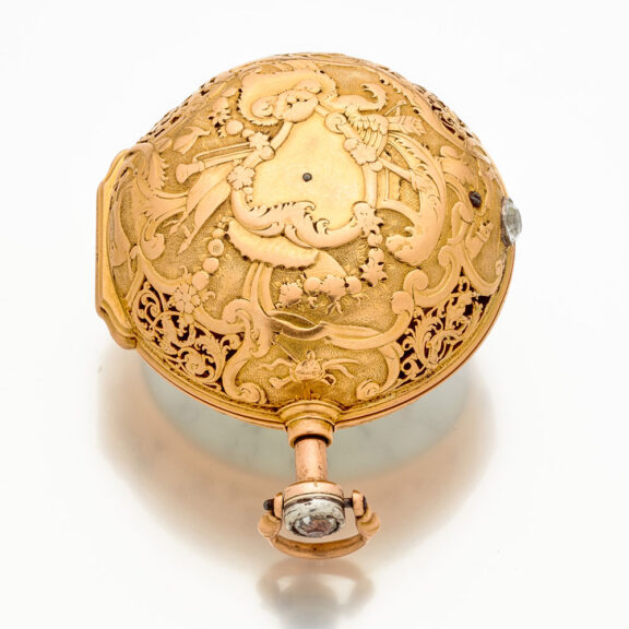 French 20 carat gold quarter repeating verge watch Circa 1735 French 20 carat gold quarter repeating verge watch Circa 1735