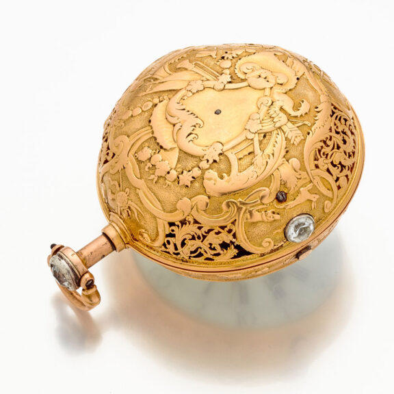 French 20 carat gold quarter repeating verge watch Circa 1735 French 20 carat gold quarter repeating verge watch Circa 1735