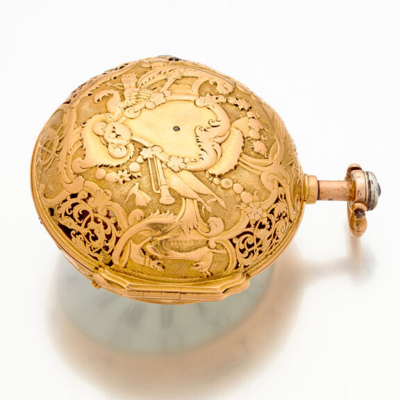 French 20 carat gold quarter repeating verge watch Circa 1735 French 20 carat gold quarter repeating verge watch Circa 1735