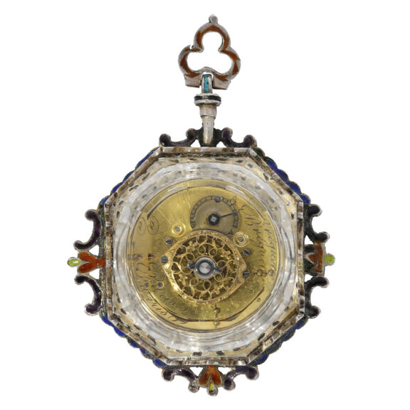 French Renaissance style octagonal pendant watch Circa 1830 French Renaissance style octagonal pendant watch Circa 1830