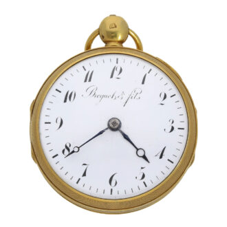 Very fine French silver/gilt self striking clock watch Circa 1830