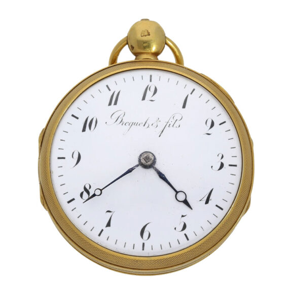 Very fine French silver/gilt self striking clock watch Circa 1830