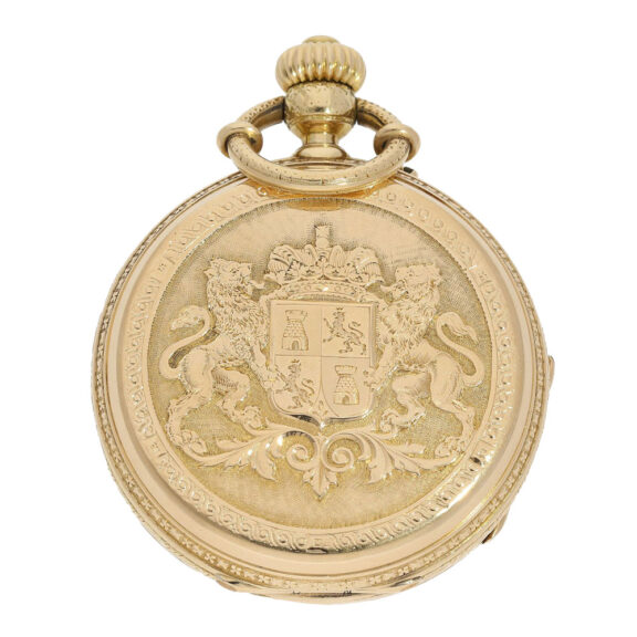 Swiss gold watch with pivoted detent escapement Circa 1860 Swiss gold watch with pivoted detent escapement Circa 1860