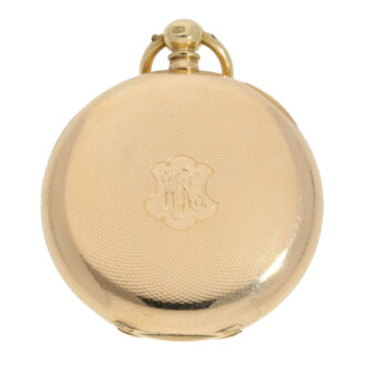 Danish gold chronometer watch with key winding Circa 1855