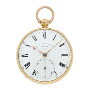 Heavy English 18k gold chronometer pocket watch Circa 1824