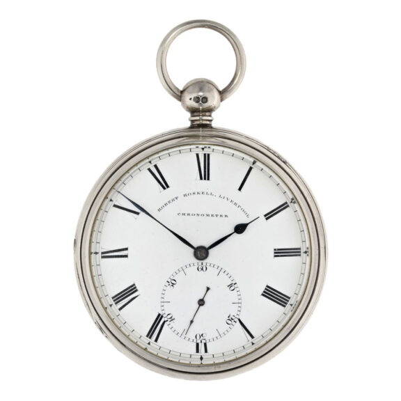 English silver watch with pivoted detent escapement Circa 1845