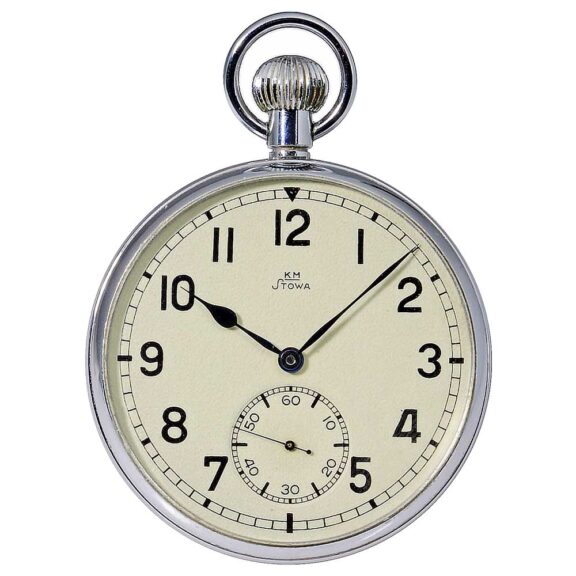 German chromed deck watch in near mint condition Circa 1943